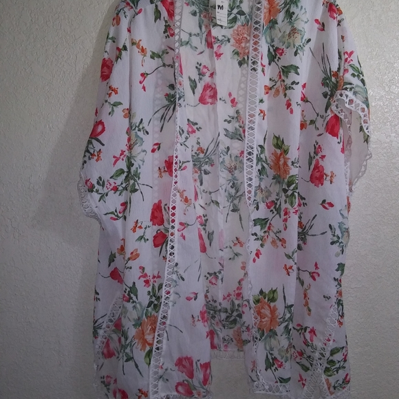 oboe Tops - OBOE, Kimono, floral bikini or lingerie, women, M